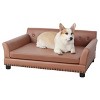 XX-Large Dog Couch Pet Sofa Bed Luxury Anti-wear Leather Dog Cat Snuggle Lounger Waterproof Easy To Clean - 2 of 4
