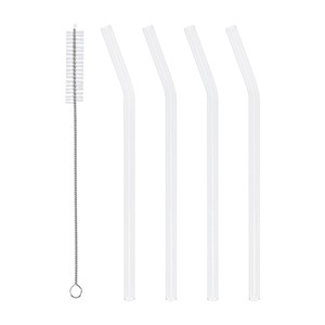Glass Straw Set Clear - Bullseye's Playground™ - 1 of 3