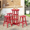 WestinTrends Malibu All Weather Hdpe Outdoor Patio Bar Height Bistro Set (4-Piece) - 2 of 4