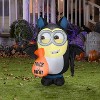 Gemmy Airblown Inflatable Dave in Bat Costume, 3.5 ft Tall, Black - 2 of 4