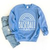 Simply Sage Market Women's Graphic Sweatshirt Baseball Mom Arch - 3 of 4