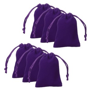 Unique Bargains Velvet Reusable Soft Jewelry Headphone Candy Drawstring Gift Bags 20 Pcs - 1 of 4