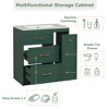 30" Bathroom Vanity Set, Classic Floor Standing, with Two Drawers & a Double-Layer Drawer - 4 of 4