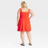 Women's Fit & Flare Mini A-Line Dress - A New Day™ - 2 of 3