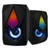 Xtreme Multicolor LED Gaming Speakers, Quality Sound/Unique Color Flow Cycle, Adjustable Volume Control - 3 of 4