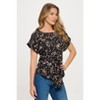 WEST K Women's Bailey Tie Front Dolman Blouse - 2 of 4
