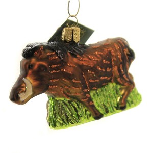 Old World Christmas 2.5 Inch Warthog Ornament Pig Tree Ornaments - 1 of 3