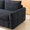 NicBex Couches for Living Room 3-Seater Sofa 3 in 1 Pull Out Couch Bed Comfy Teddy Upholstered Sofa with Chaise for Bedroom - 2 of 4