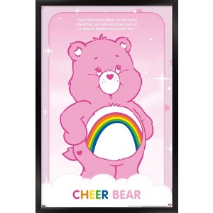 Trends International Care Bears - Cheer Bear Framed Wall Poster Prints - 1 of 4