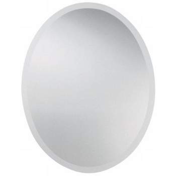 Americanflat Adhesive Mirror Tiles - Four Quarters Circular Design - Peel and Stick Mirrors for Wall. (4pcs Set)