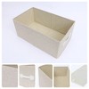 Unique Bargains Fabric Collapsible Storage Bins with Handles - 2 of 4