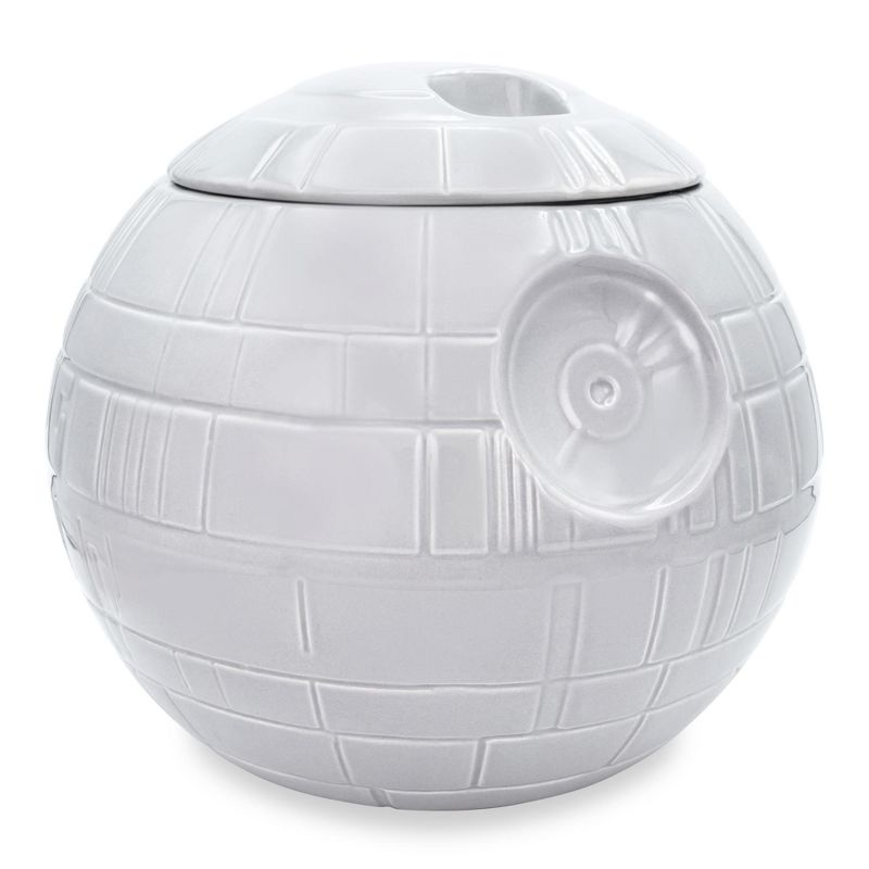 Ukonic Star Wars Death Star Ceramic Cookie Jar Container | 9.75 Inches Tall, 1 of 10