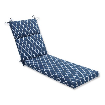 Pillow Perfect Outdoor One Piece Seat And Back Cushion - Blue