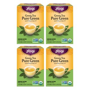 Yogi Tea - Green Tea Pure Green -  64 ct, 4 Pack - 1 of 4