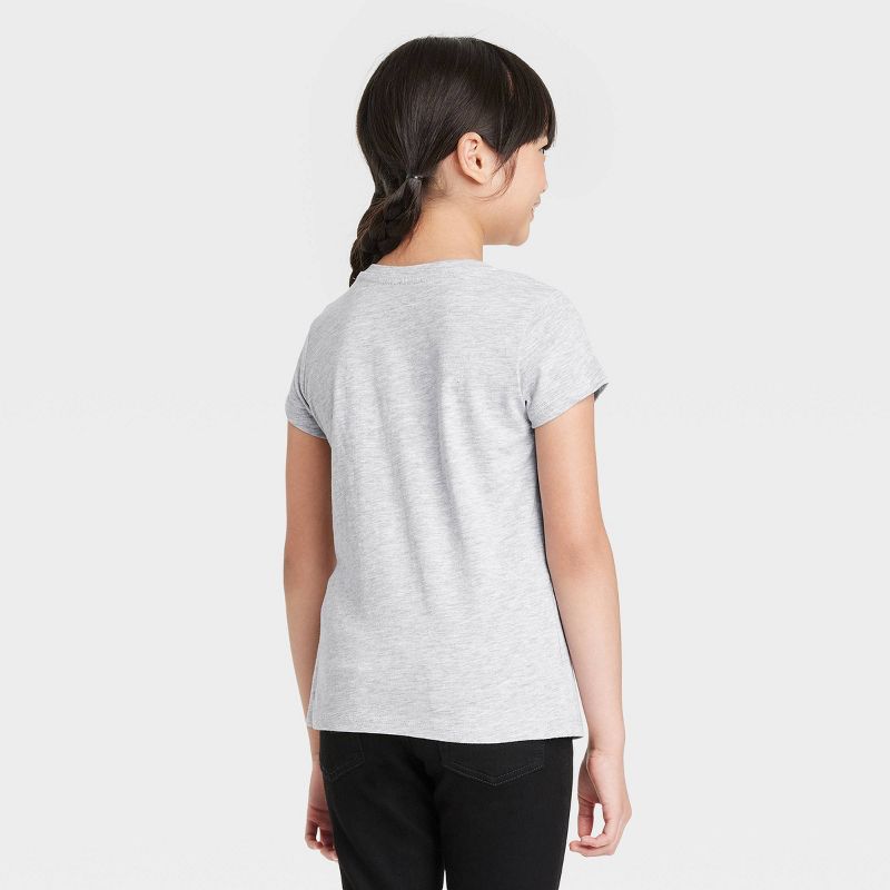 Girls' Stranger Things Short Sleeve Graphic T-Shirt - Heather Gray, 3 of 4