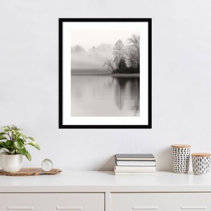 Amanti Art December Lake by Nicholas Bell Framed Wall Art Print - 1 of 4