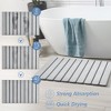 Napei Foldable Diatomite Stone Bath Mat with Anti-Slip Rubber Backing - 2 of 4