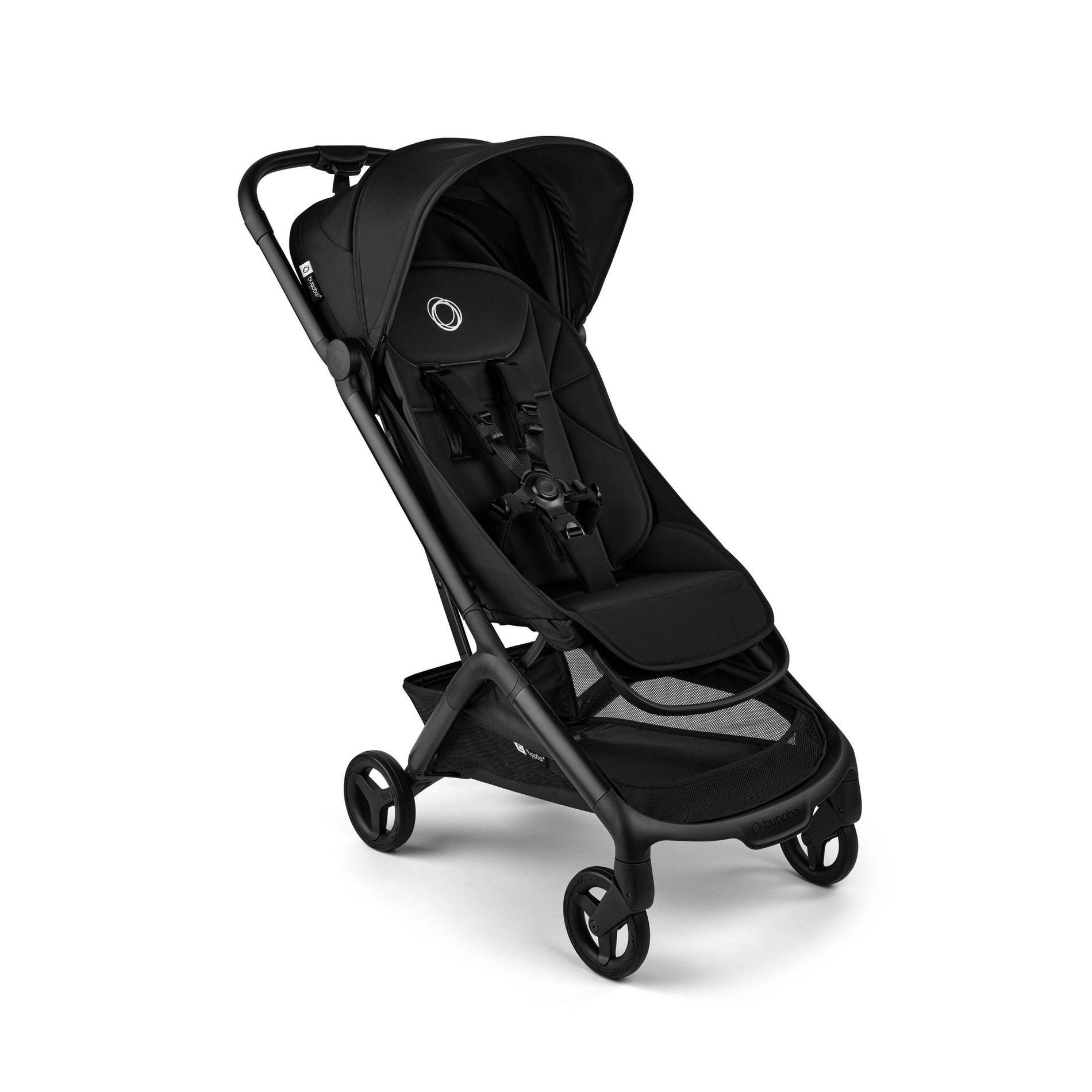 Bugaboo Butterfly 2 Ultra Compact Lightweight Stroller - Heritage Black: Adjustable Harness, Flat-Free Tires, Machine Washable Seat Pad