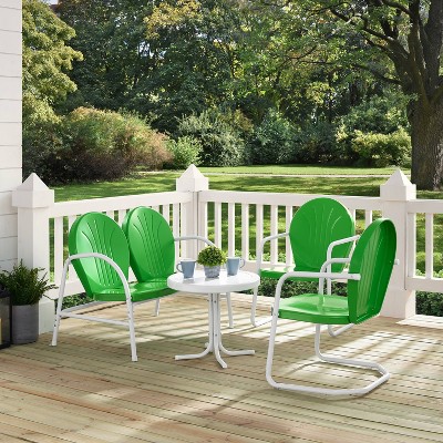 Griffith Green Metal 4-Piece Outdoor Conversation Set