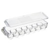 Lexi Home Clear Acrylic Egg Holder with Lid - Holds 14 Eggs - 2 of 4
