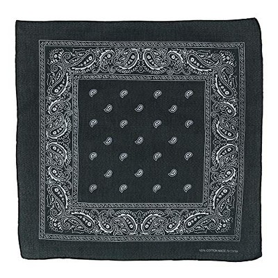 CTM Cotton Paisley Print Bandana - image 2