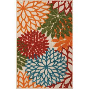 Nourison Aloha Floral Bloom Indoor Outdoor Area Rug - 1 of 4