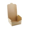 Pactiv Evergreen EarthChoice OneBox Paper Box, 37 oz, 4.5 x 4.5 x 2.5, Kraft, 312/Carton - 2 of 4