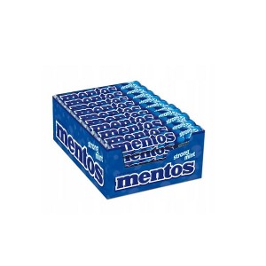 Mentos Strong Mint Chewy Mint Candy Full Size Rolls 6/10/15/40 Pack Great For Work, Home, Snack, Parties & More - Bulk Packaging - 1 of 3