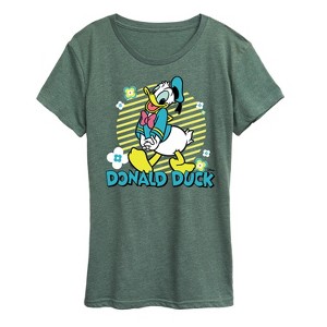 Women's - Disney - Donald Duck Short Sleeve Graphic T-Shirt - 1 of 4