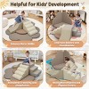 Soft Foam Climbing Blocks Playset,6-Piece Indoor Activity Structure with Steps and Slide for Toddlers-Baofuwish - 2 of 4