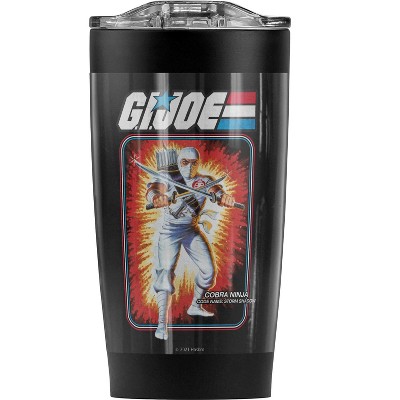 G.I. Joe Storm Shadow Card Steel Tumbler 20oz Coffee Travel Mug