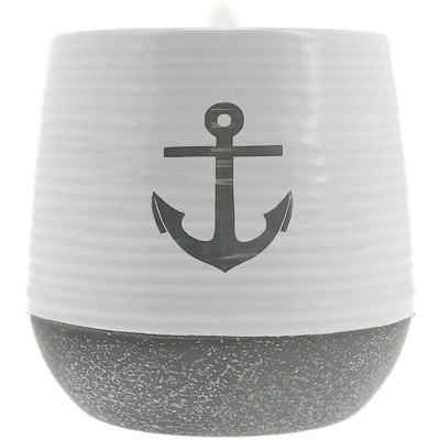 Pavilion Gift Company - Anchor - 11 oz - 100% Soy Wax Reveal Candle Scent: Serenity - Flame Candles