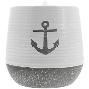 Pavilion Gift Company - Anchor - 11 oz - 100% Soy Wax Reveal Candle Scent: Serenity - Flame Candles - 1 of 4