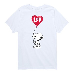 Boys' - Peanuts - Snoopy Luv Short Sleeve Graphic T-Shirt - 1 of 4