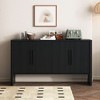 NicBex Large Storage Sideboard Buffet Cabinet with Adjustable Shelves & Metal Handles - 4 of 4