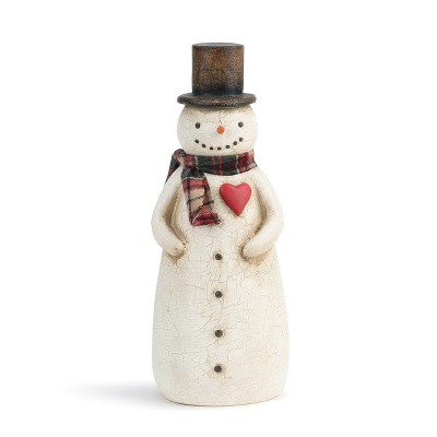 DEMDACO Cozy Snowman Figure White