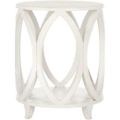 Janika Round Accent Table- Off White - Safavieh