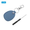 Unique Bargains Home Car Leather Metal Portable Exquisite Design Keychain 2 Pcs - 3 of 4
