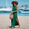 Women's Sleeveless Cutout Bodycon Cover-Up Maxi Dress - Cupshe - 3 of 4