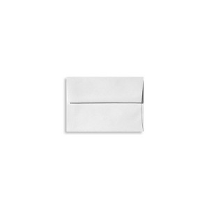 LUX A4 Invitation Envelopes (4 1/4 x 6 1/4) 250/Box White Linen (4872-WLI-250) - 1 of 1