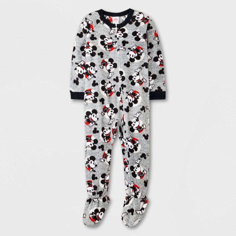 Toddler Boys&#39; Mickey Mouse Wearable Blanket - Black, 1 of 4