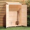 VidaXL Garden Shed 40.2"x20.5"x68.7" Solid Wood Fir - 3 of 4