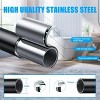 LunaLulinlk No Drill Telescopic Shower Curtain Rod | 26-76" Adjustable Spring Tension Rod with Anti-Skid Design - 4 of 4
