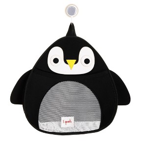 3 Sprouts Baby & Kids Bath Storage - Penguin - 1 of 3