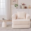 Aukfa 2-in-1 Folding Sofa Bed, Sleeper Couch, Foldable Mattress Futon with Pillow, Chaise Lounge Chair Indoor for Living Room Bedroom - 3 of 4