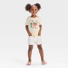 Toddler Girls' Fair Grounds Graphic T-Shirt - - Cat & Jack™ Cream - 4 of 4