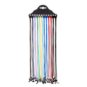 Juvale 12 Pieces Set Eye Glasses Cord, Eyeglasses Strap Frame Holder Nylon Cord for Sunglasses, Reading Glasses, Multicolored, for Adults, 24.40 In - 1 of 4