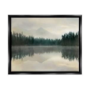 Stupell Industries Foggy Lake Forest Landscape Soft Nature Water Reflection - 1 of 4