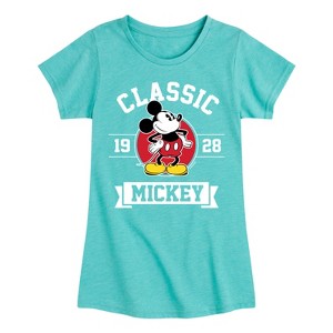 Girls' - Disney - Mickey Classic 1928 Fitted Short Sleeve Graphic T-Shirt - 1 of 4