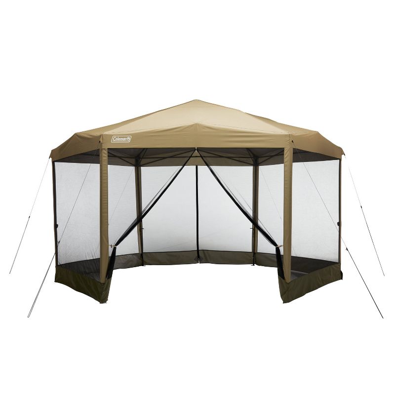 Coleman Back Home 15&#39;x13&#39; Screened Shelter - Tan, 2 of 12